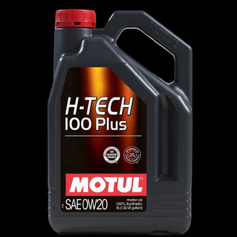 5 Litre Bottle Of Motul H-Tech 0W20 100% Synthetic Oil