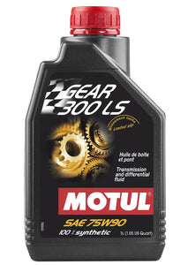 1 Litre Bottle of Motul Gear 300Ls 75W90 100% Synthetic Gear Oil