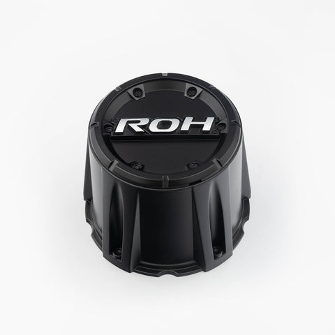 ROH Black Track Steel Wheel 2 Piece Black Centre Cap To Suit 5X150 PCD