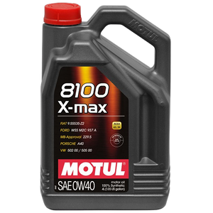 4 Litre Bottle Of Motul 8100 X Max 0W40 Oil