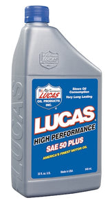 Lucas Oil SAE 50 Plus High Performance Racing Oil - 1 Quart