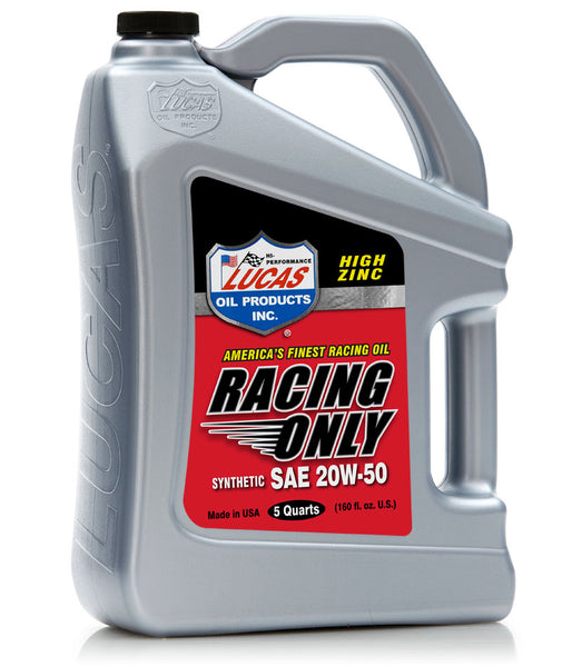 Lucas Oil SAE 20w50 Racing Engine Oil - 5 Quart