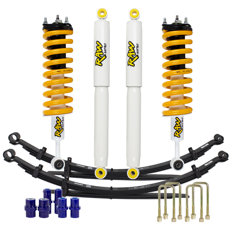 Lift Junkie Toyota Hilux N80 Raw Preassembled Lift Kit (2015-Onwards)