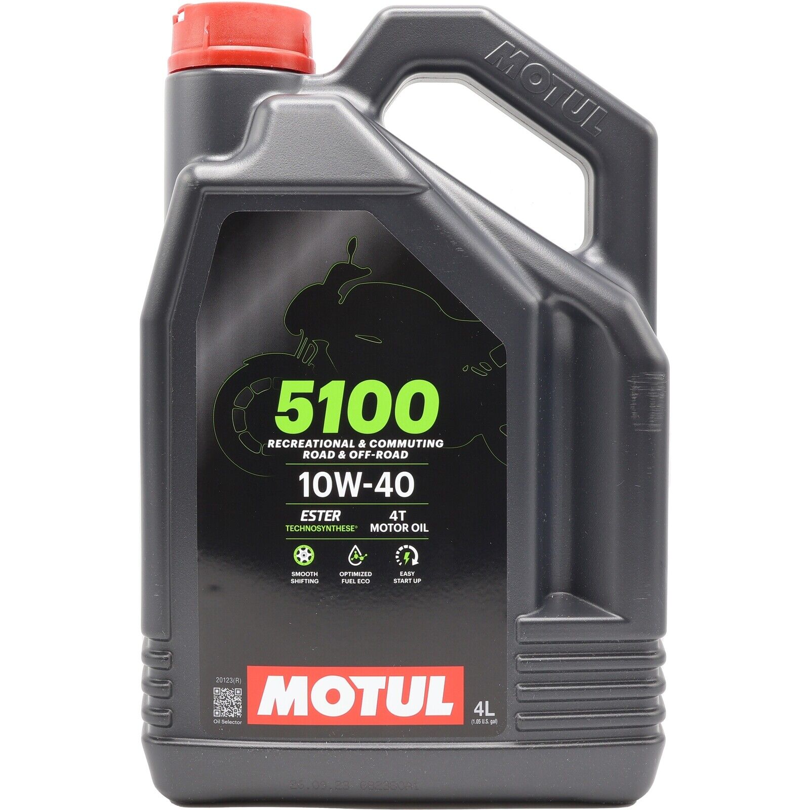 4 Litre Bottle Of Motul 5100 4 Stroke 10W40 Oil