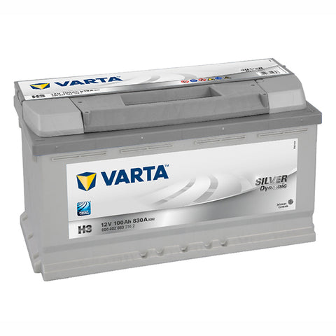 Varta H3 / DIN92 830 CCA Silver Dynamic Car Battery