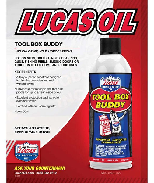 Lucas Tool Box Buddy Penetrating Oil Aerosol - 11oz