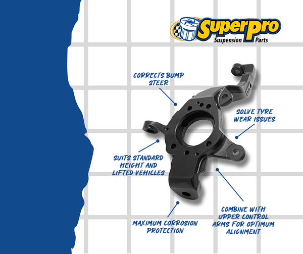 Superpro Steering Knuckle Correction Kit To Suit Isuzu D-Max, MU-X & Mazda BT-50