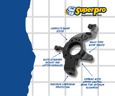 Superpro Steering Knuckle Correction Kit To Suit Isuzu D-Max, MU-X & Mazda BT-50