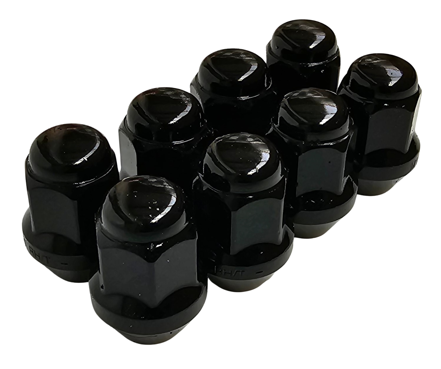 High Quality Black Painted Tapered Seat Steel Wheel Nuts