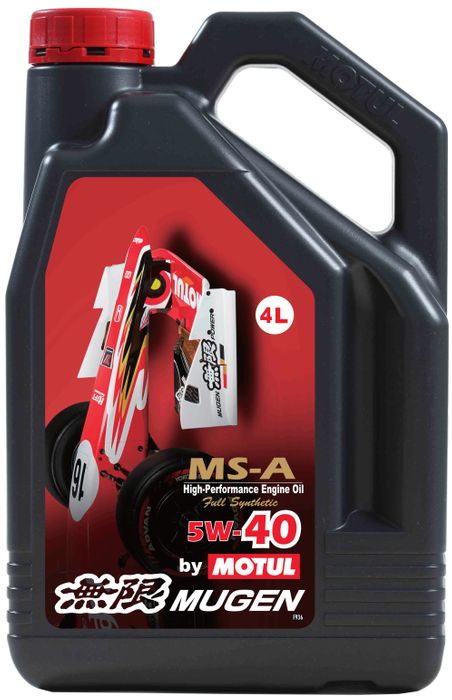 4 Litre Bottle Of Mugen By Motul MS-A 5W40 100% Synthetic Oil