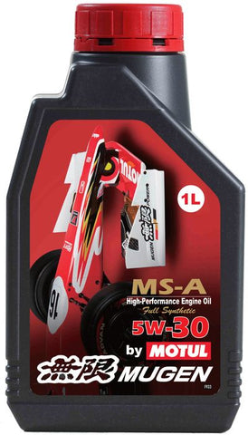 1 Litre Bottle Of Mugen By Motul MS-A 5W30 100% Synthetic Oil
