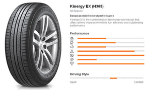 175/65R14 Hankook Kinergy H308 82T Tyre