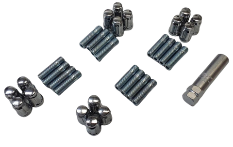 BMW & Mazda Wheel Stud Conversion Kit With Wheel Nuts - 16 Stud