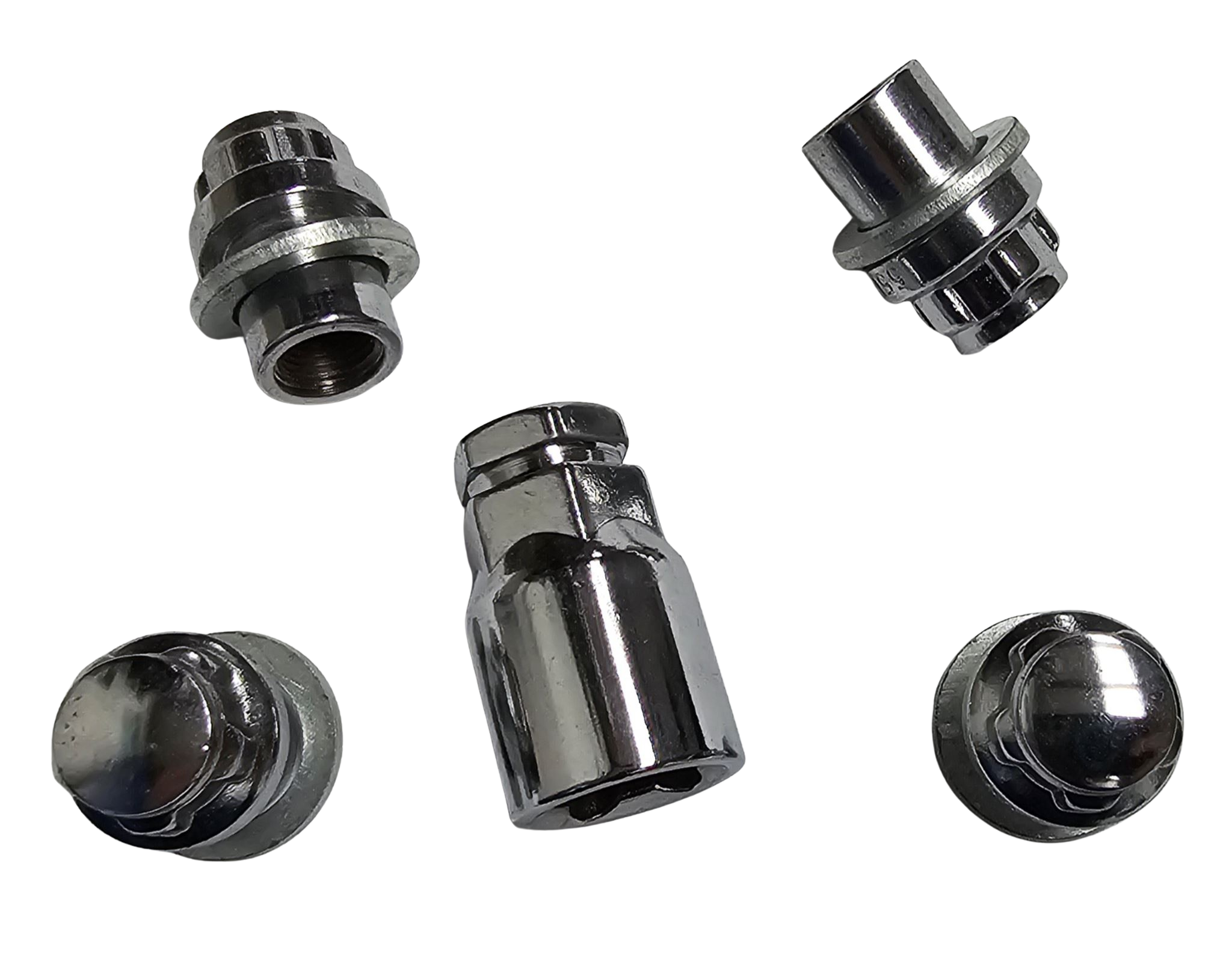 Wepro 12X1.25 Thread Shank Style Locknut Set With Washer
