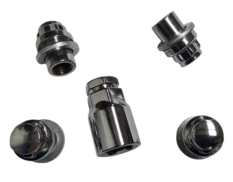 Wepro 12X1.25 Thread Shank Style Locknut Set With Washer