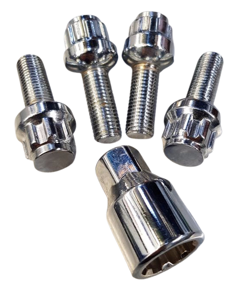 Mr Lugnut 12X1.5 Ball Seat Lock Stud Set For Bmw/Mercedes/Vw/Audi