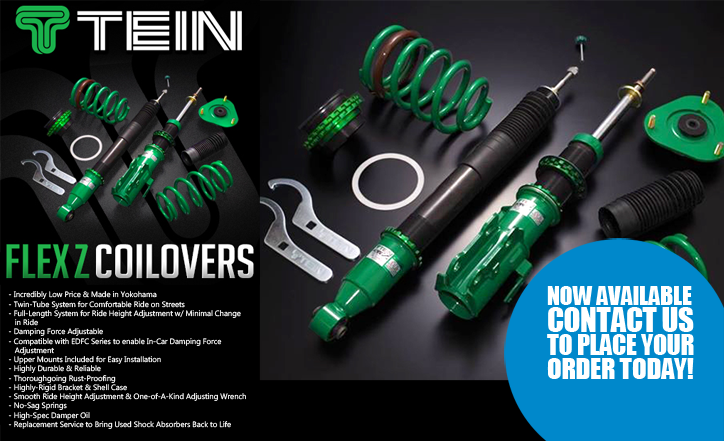 Tein Flex Z coilover kit for Nissan Skyline R34 Rear Fork Style (1998-2001)