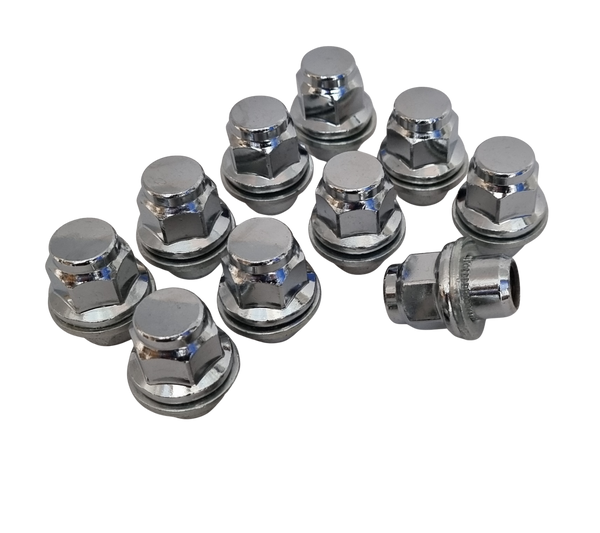High Quality Chrome Plated Shank Style Wheel Nuts For OEM Mitsubishi Mag Wheels