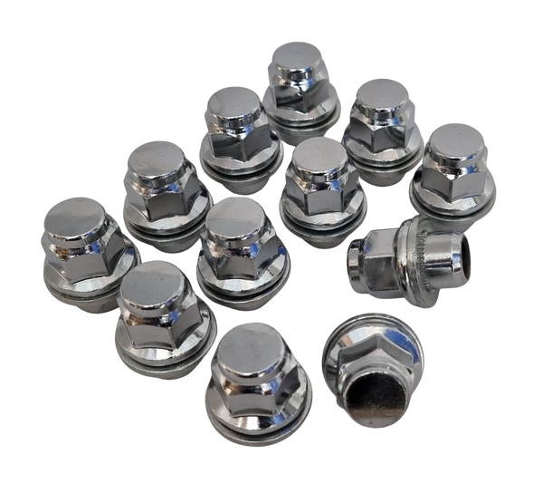 High Quality Chrome Plated Shank Style Wheel Nuts For OEM Mitsubishi Mag Wheels