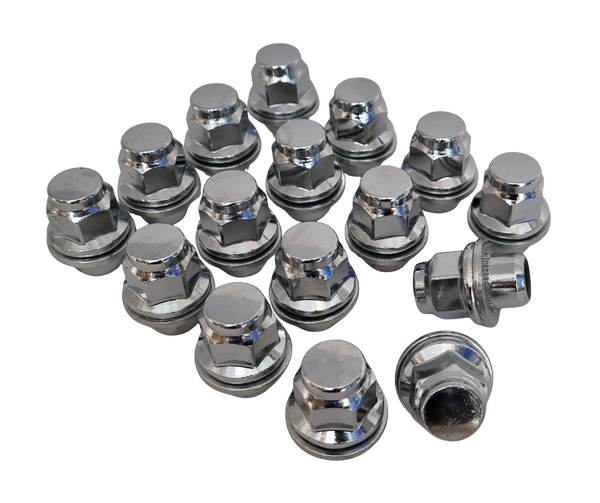 High Quality Chrome Plated Shank Style Wheel Nuts For OEM Mitsubishi Mag Wheels