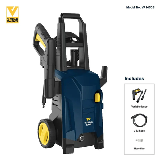 Vyking Force 1400W 1450PSI Water Blaster / Electric Pressure Washer