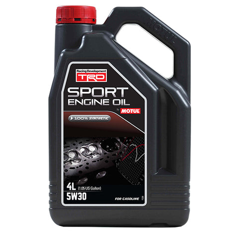 4 Litre Bottle Of Motul TRD Sport 5W30 Performance Gasoline Engine Oil