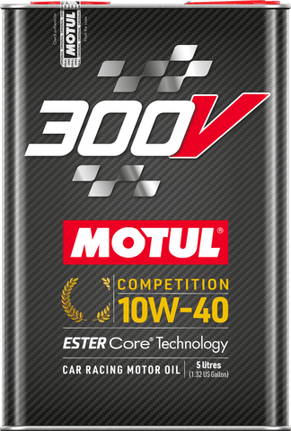 5 Litre Tin Of Motul 300V Competition 10W40 Engine Oil