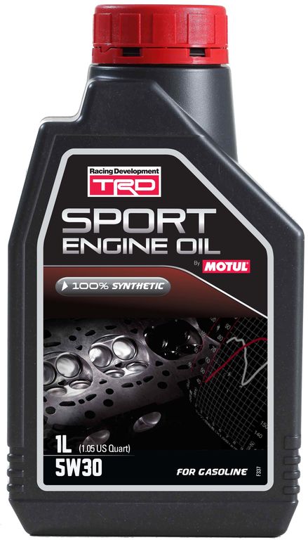1 Litre Bottle Of Motul TRD Sport 5W30 Performance Gasoline Engine Oil
