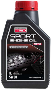 1 Litre Bottle Of Motul TRD Sport 5W30 Performance Gasoline Engine Oil