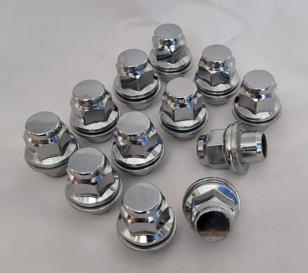 High Quality Chrome Plated Shank Style Wheel Nuts For OEM Toyota Mag Wheels