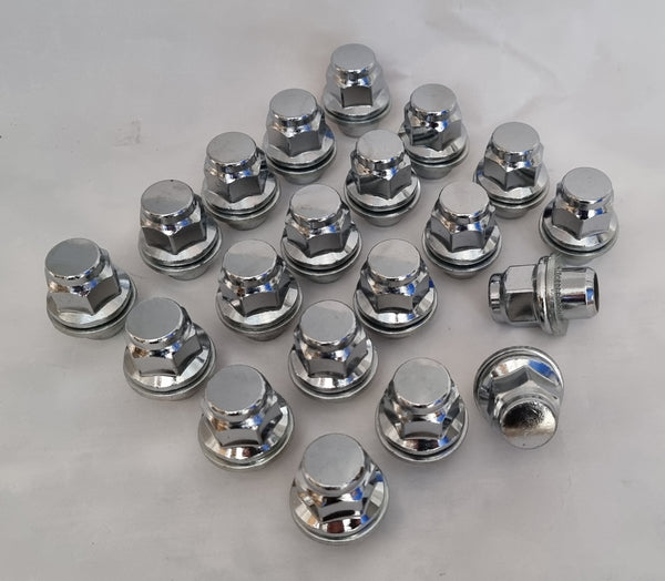 High Quality Chrome Plated Shank Style Wheel Nuts For OEM Nissan Mag Wheels