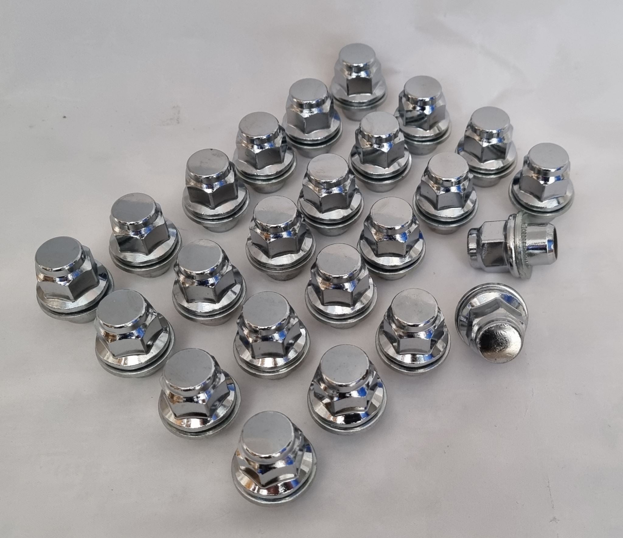 High Quality Chrome Plated Shank Style Wheel Nuts For OEM Nissan Mag W No Cams Performance Tyre Centre