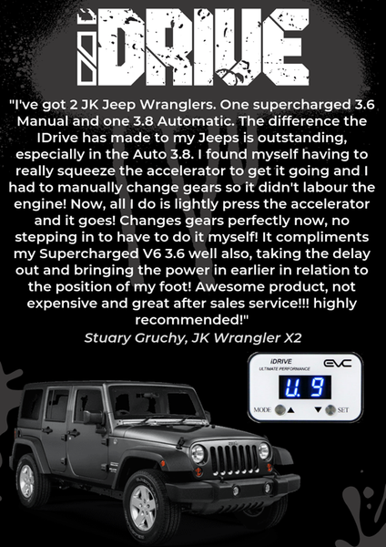 Idrive Throttle Controller Jeep Wrangler Jk - 2007 - 4/2018