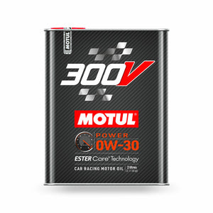 2 Litre Tin Of Motul 300V Power 0W30 Competition Engine Oil