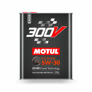 2 Litre Tin Of Motul 300V Power 5W30 Competition Engine Oil