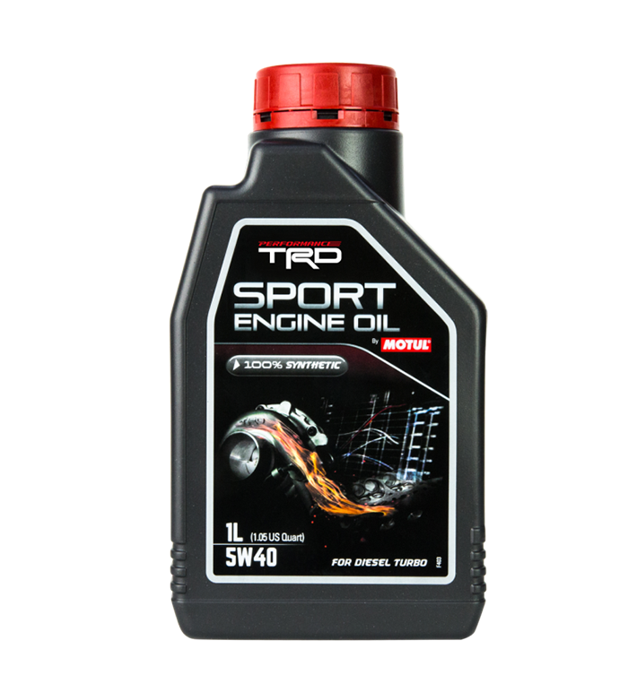 1 Litre Bottle Of Motul TRD Sport 5W40 Performance Diesel Engine Oil