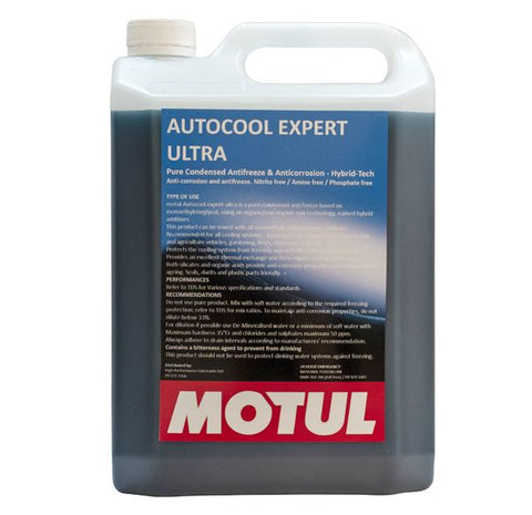 5 Litre Bottle Of Motul Autocool Expert Ultra Concentrated Antifreeze