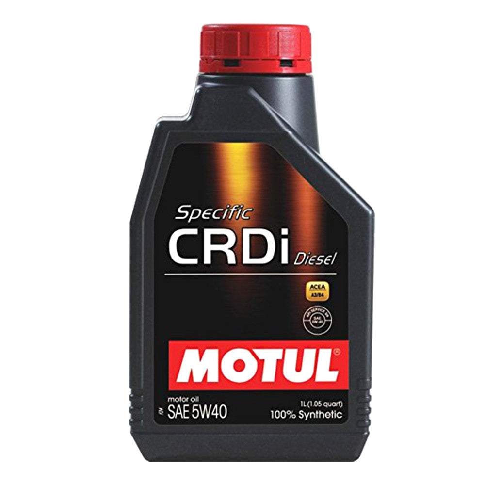 1 Litre Bottle Of Motul Specific CRDI 5W40 Diesel Oil