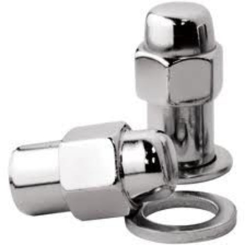 High Quality Chrome Plated Steel Shank Style Wheel Nuts With Washer
